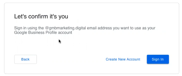 Create new account