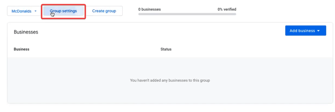Group Settings